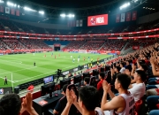 国内足球比赛中的精彩瞬间引发掌声