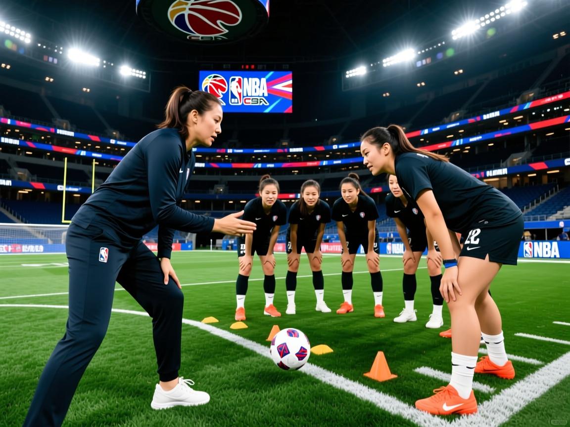 女子足球教练团队备战决赛，战术犀利  第3张