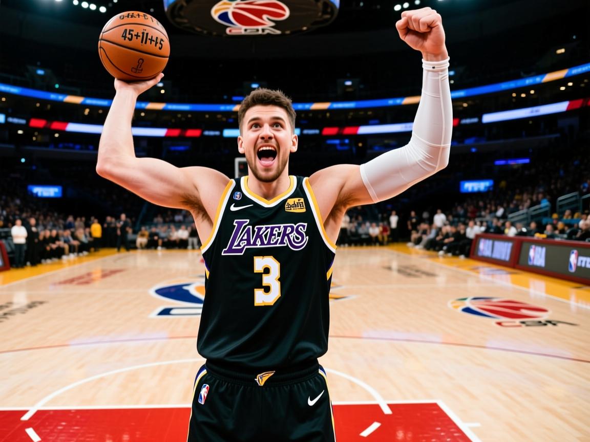 45+11+14+5断！东契奇赛季三杀爵士率湖人关键时刻10战全胜  第3张